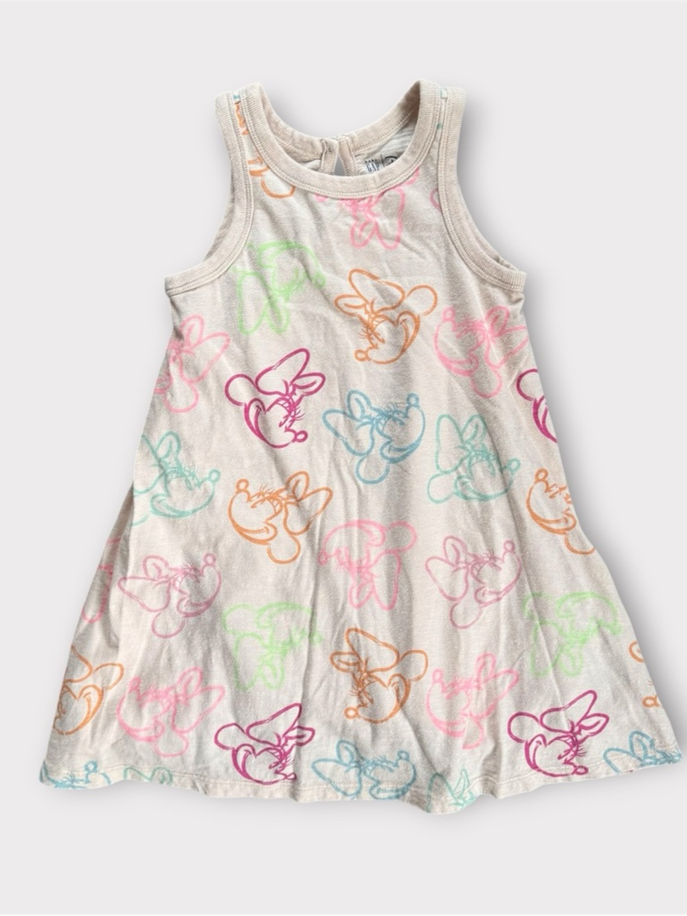 Gap Baby Disney Minnie Mouse Swing Dress 100% Tank Cotton Size 4